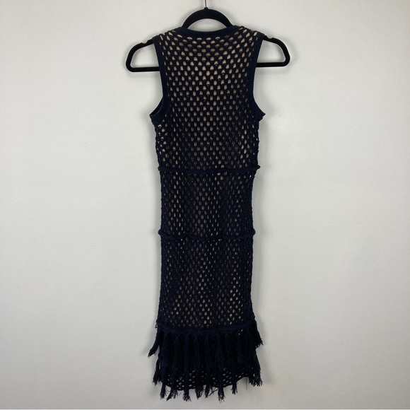 L'Agence Rhianna Crochet Midi Dress - Picture 5 of 10
